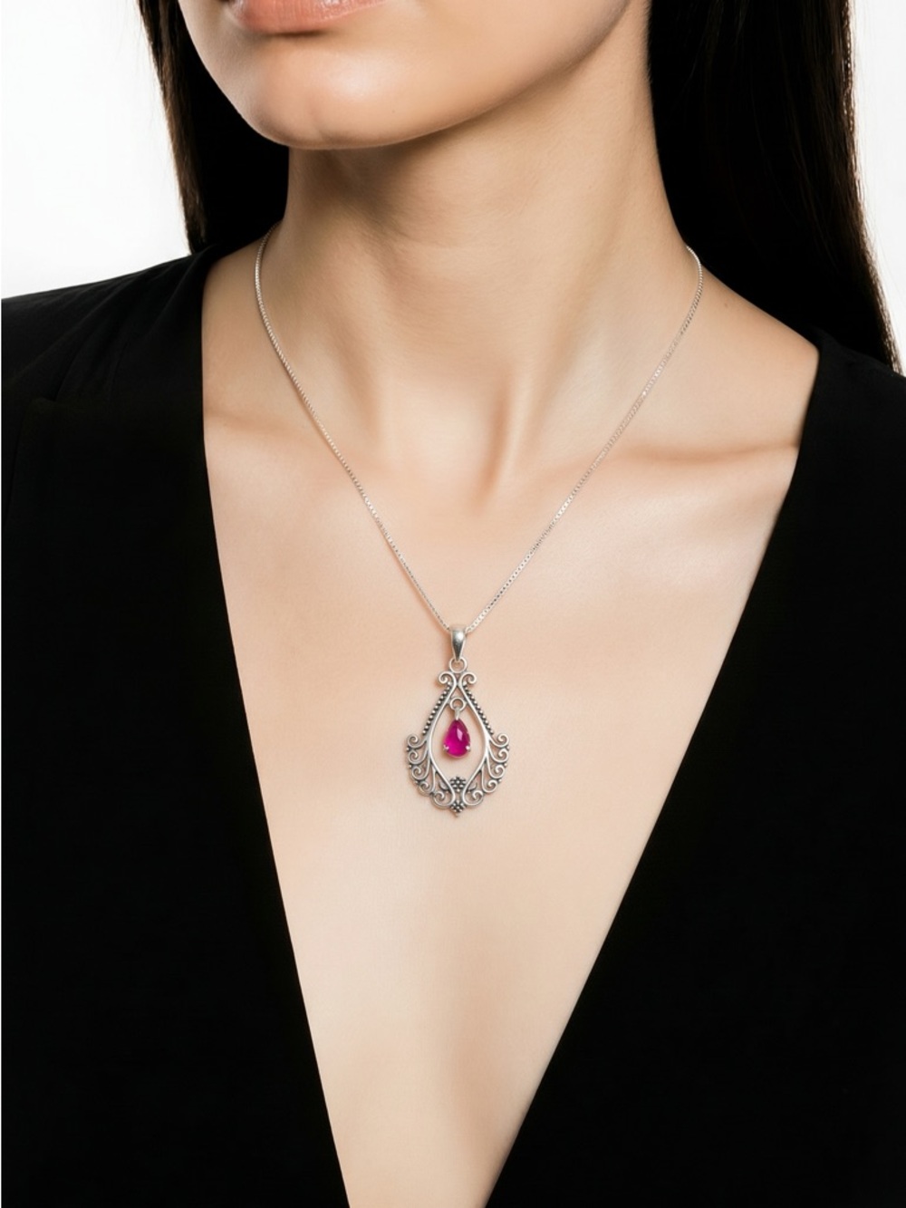 Ruby Necklace - Picture 2 of 12